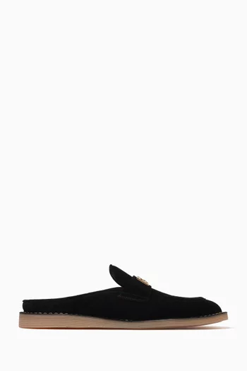 Loafer Slides in Calf Leather