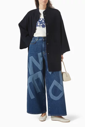 Wide-leg Jeans in Denim