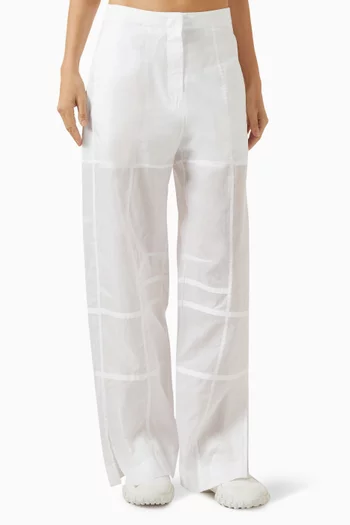Wide-leg Pants in Cotton