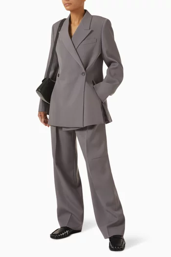 Tailored Jacket in Wool Gabardine