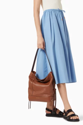Logo Sac Bag in Leather