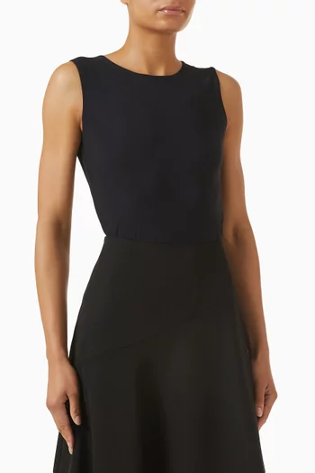 Round-neck Bodysuit in Jersey
