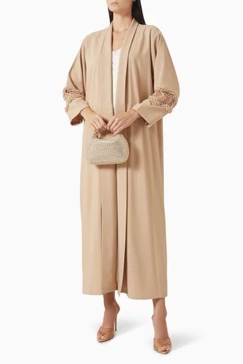 Mesh Panel Abaya