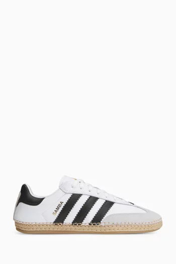 Clot Samba Espadrille Sneakers in Leather