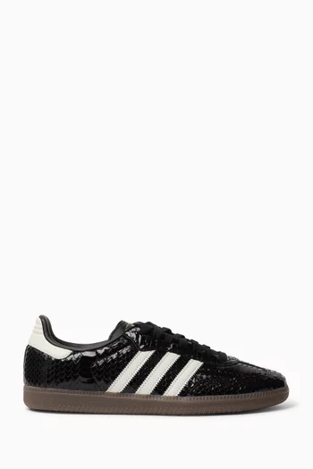 Samba Sneakers in Embossed-leather