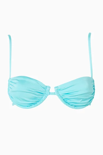 Pisces Ruched Bikini Top