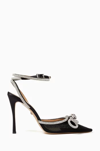 Double Bow 110 Pumps in Mesh