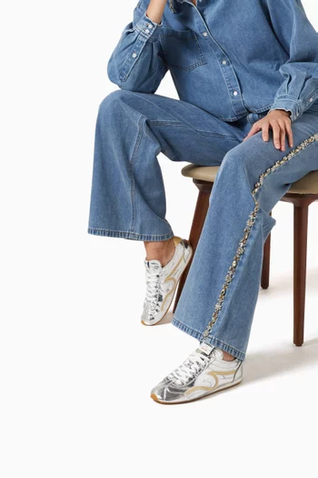 LightWave Sneakers in Metallic Leather
