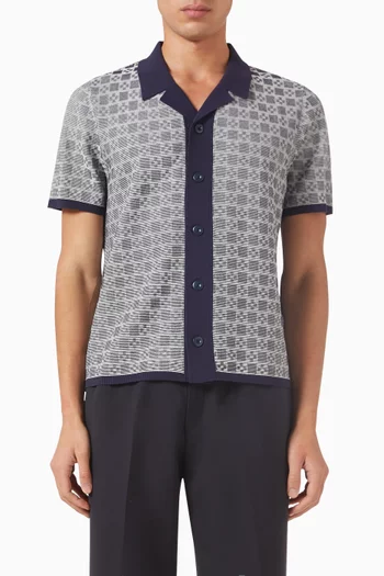 Logo Shirt in Knit