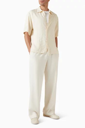 Square Cross Loose-fit Shirt in Viscose