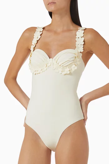 Cecilia One-piece Swimsuit in Stretch Nylon