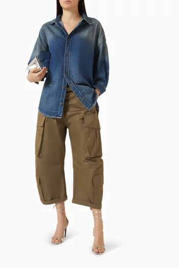 Button-up Shirt in Denim