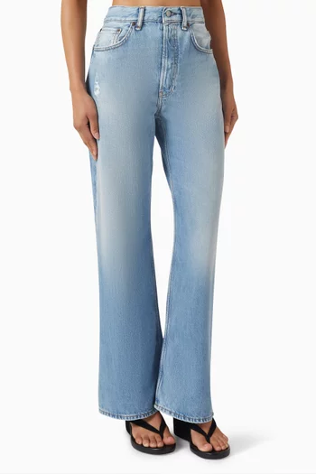 Wide-leg Jeans in Denim