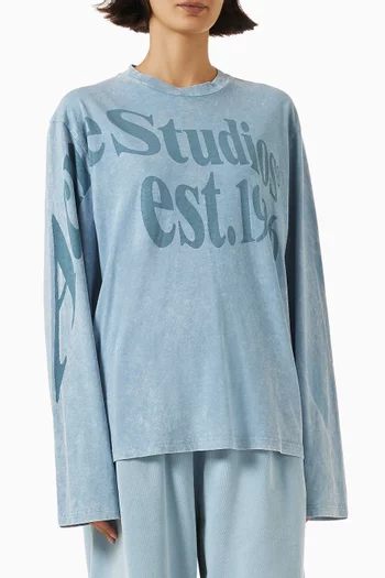 Logo-print T-shirt in Cotton