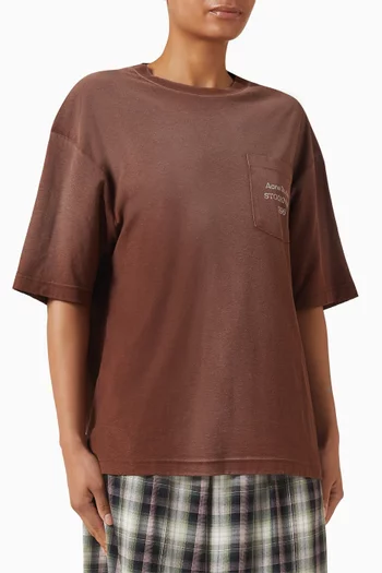 Logo-print T-shirt in Cotton Blend