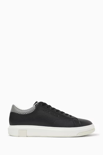 AX Logo Low-top Sneakers