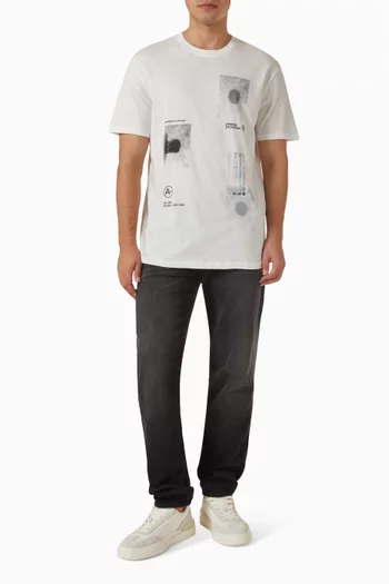 Printed T-shirt in Cotton