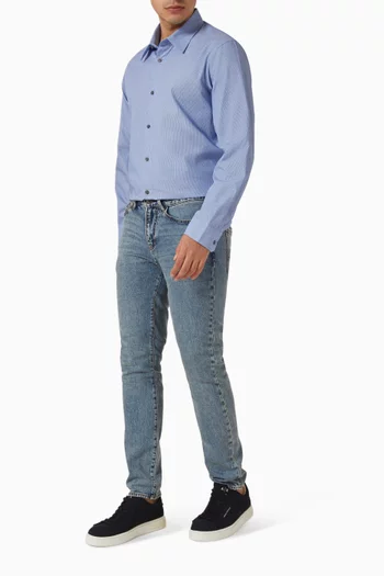 Jacquard Shirt in Cotton