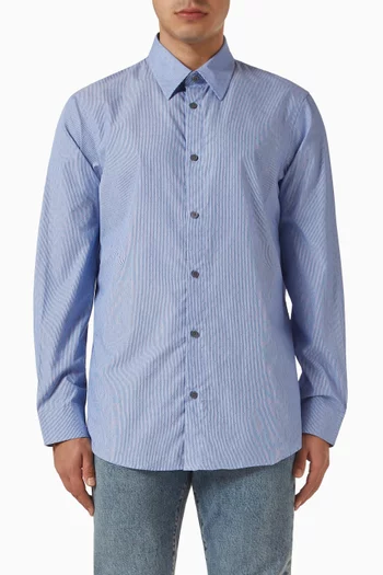Jacquard Shirt in Cotton