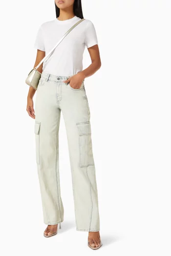 Relaxed-fit Cargo Jeans in Denim
