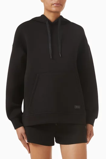 White Edition AX Logo Hoodie