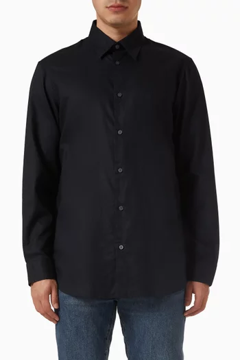 Tonal Logo Shirt in Cotton