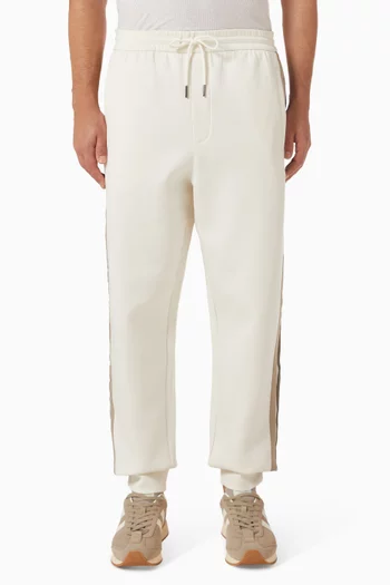 Logo Tape Sweatpants in Cotton-blend