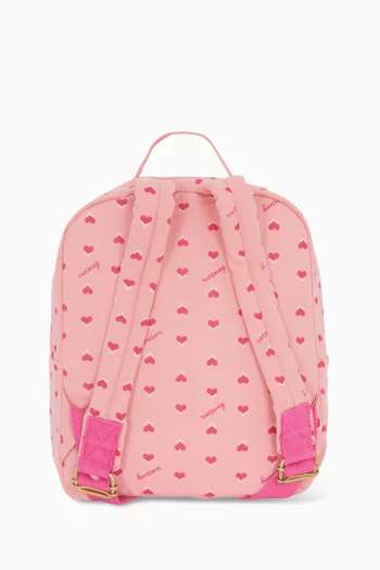 Printed Multi-compartment Backpack
