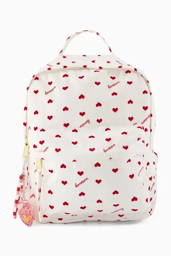 Printed Multi-compartment Backpack