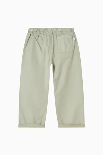 Straight-leg Sweatpants in Cotton