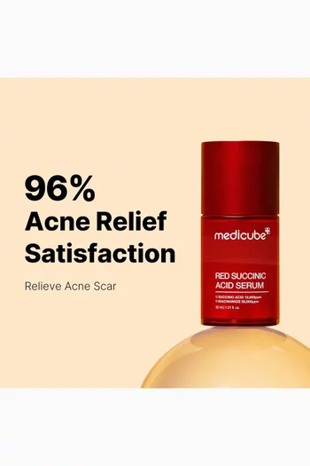 Red Succinic & Clarifying Serum for Clear, Smooth Skin, 30ml