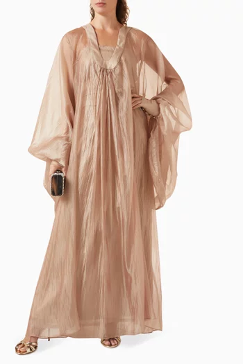 Two-piece Set in Organza & Crepe