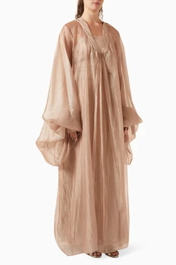 Two-piece Set in Organza & Crepe
