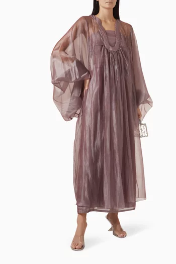 Two-piece Set in Organza & Crepe