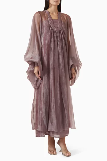 Two-piece Set in Organza & Crepe