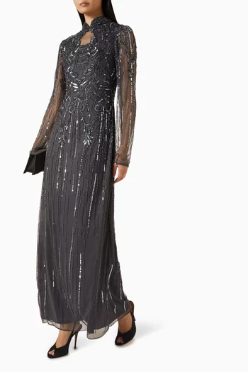 Sequin-embellished Gown