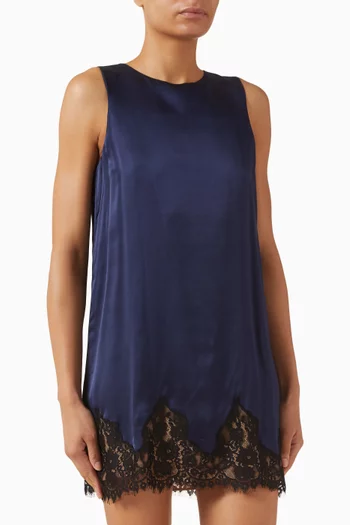 Jessalyn Mini Dress in Silk