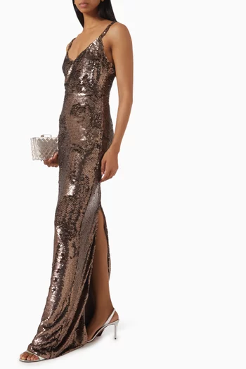 Karma Sequin-embellished Dress
