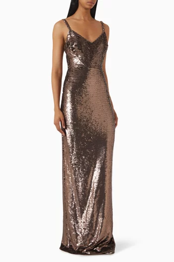 Karma Sequin-embellished Dress