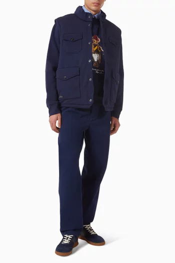 Patch Pocket Vest Jacket