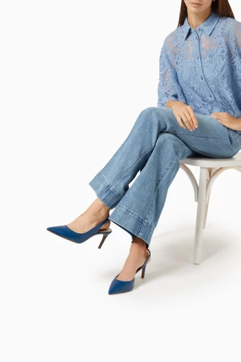 Alina Flex 75 Pumps in Leather