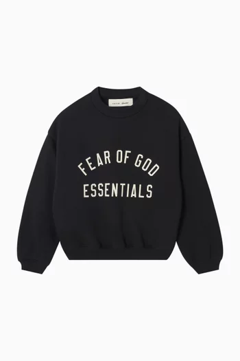 Logo Sweatshirt in Cotton-fleece