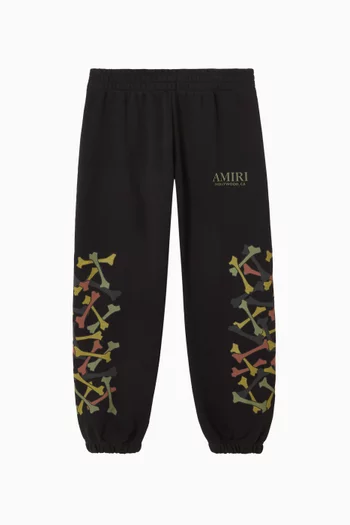 Staggered Scribble Sweatpants