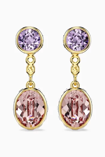 Chroma Stud Earrings in 18kt Gold-plated Metal