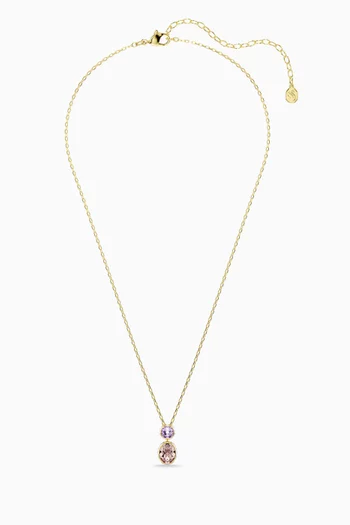 Chroma Pendant Necklace in 18kt Gold-plated Metal