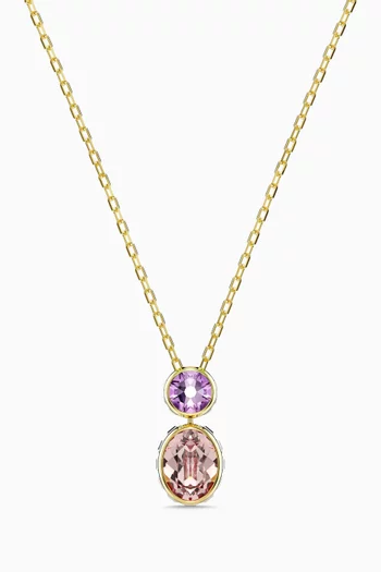Chroma Pendant Necklace in 18kt Gold-plated Metal