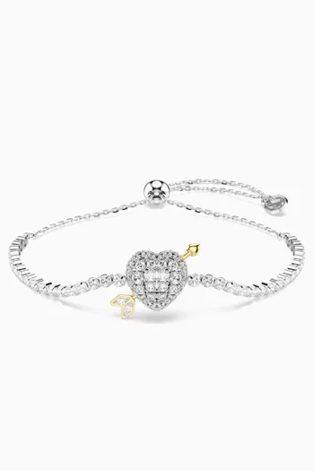 Idyllia Crystal Bracelet in Rhodium