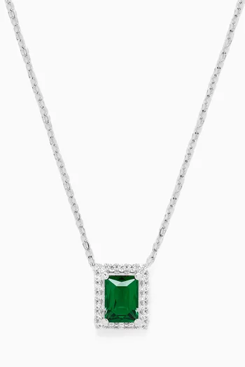 Una Angelic Pendant in Rhodium-plated Metal