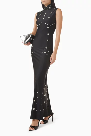 Stud-embellished Dress