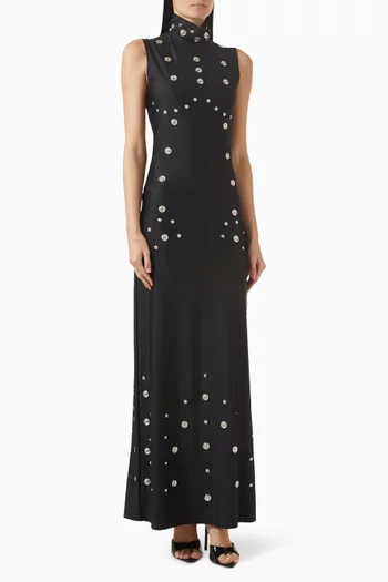 Stud-embellished Dress